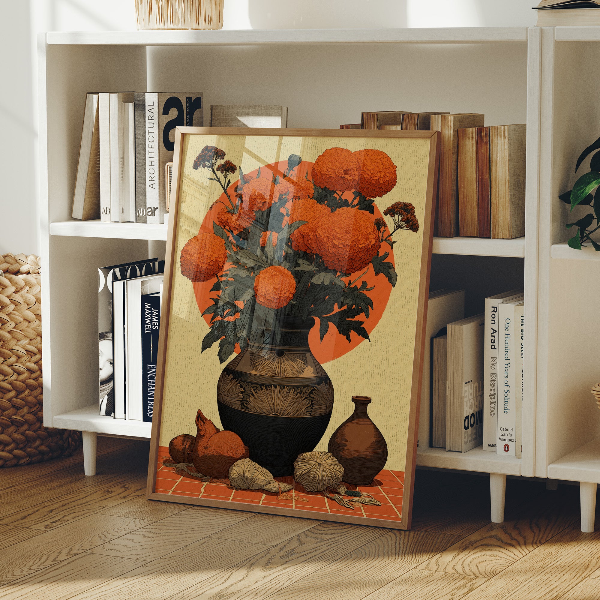 Marigolds in Clay