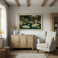 Two Swans, Winter Garden