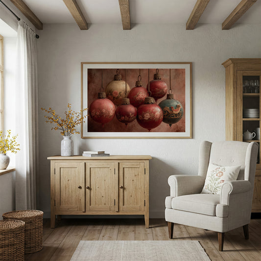 Antique Baubles in Rose and Rust