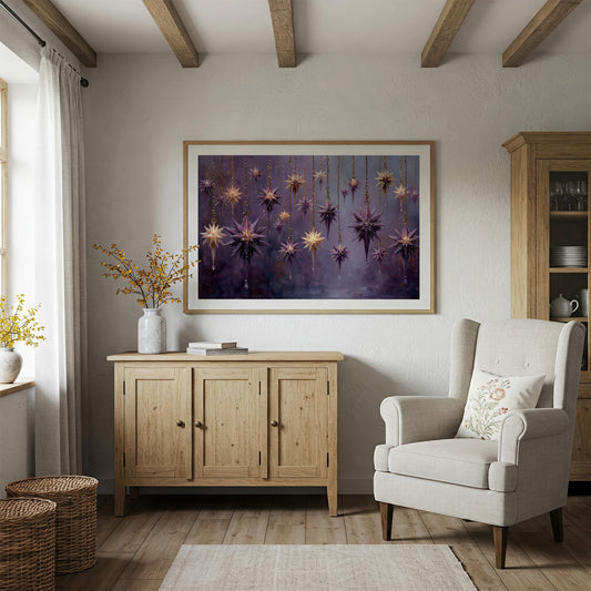 Crystal Stars in the Violet Dark