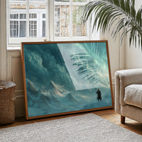 Traveler Beneath the Storm Wall