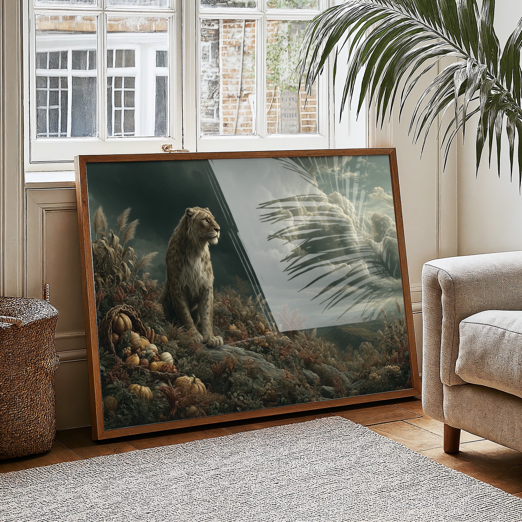Lion Watch Over the Harvest