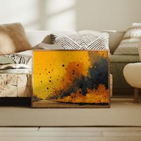 Golden Storm Abstract