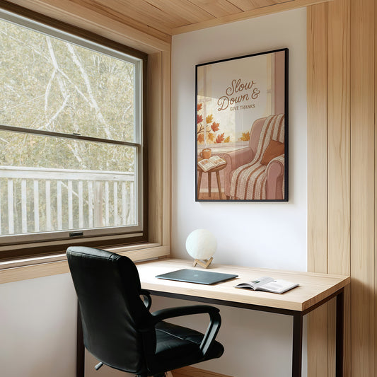 Slow Down & Give Thanks: Chair Already Claimed