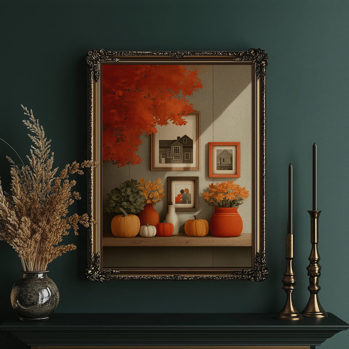 Mantel Season: Pumpkins Have Arrived