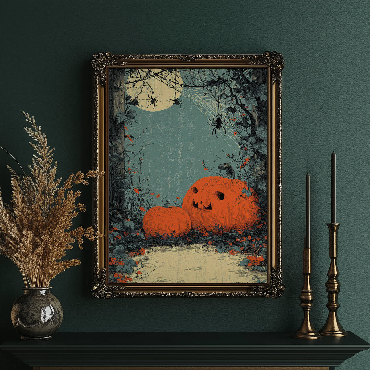 Pumpkin Patch: Spiders Dropping In