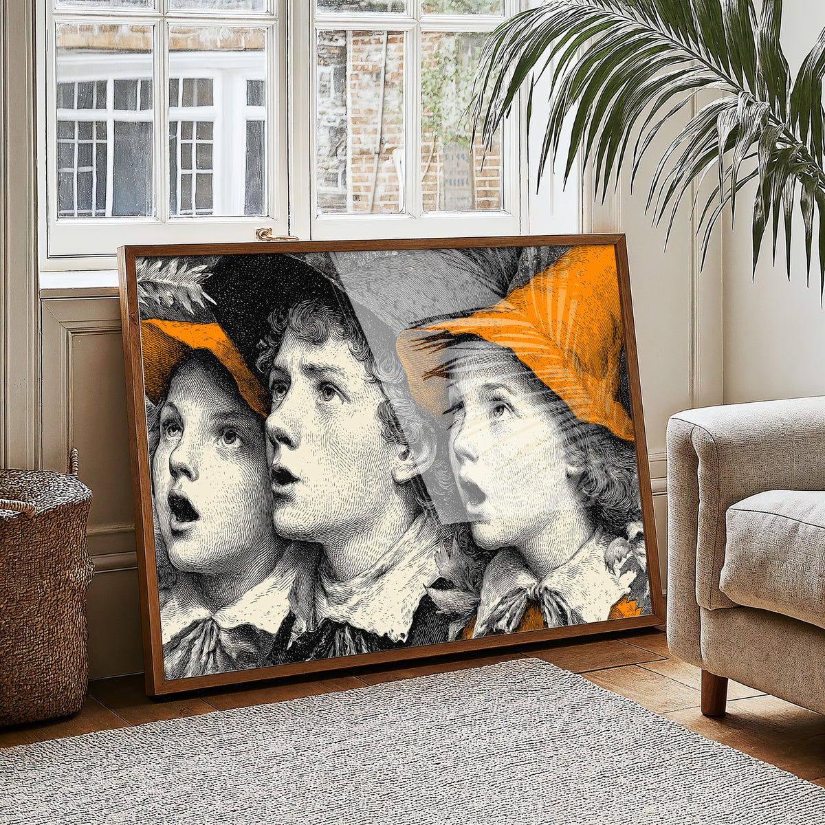 Three Choirboys Spot the Ceiling Leak