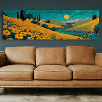 Fields Of Gold Under Teal Skies