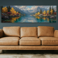 Autumn Reflections Beneath Alpine Peaks