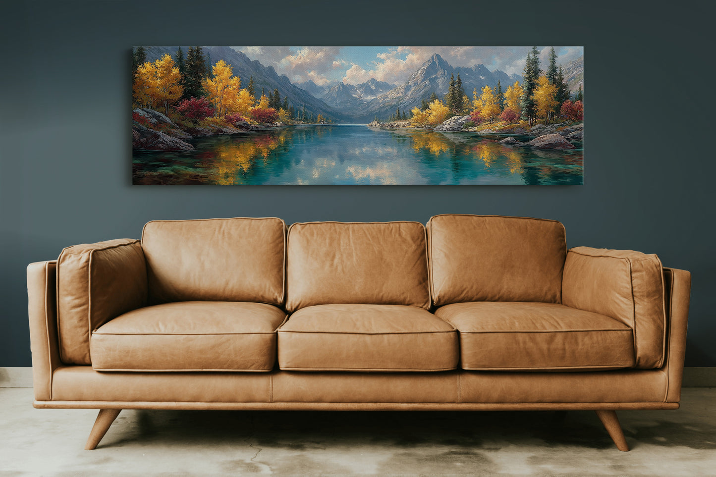 Autumn Reflections Beneath Alpine Peaks