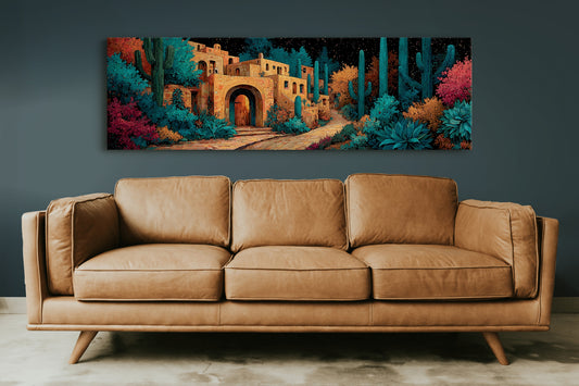 Desert Courtyard After Dusk