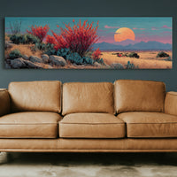 Desert Bloom at Sundown