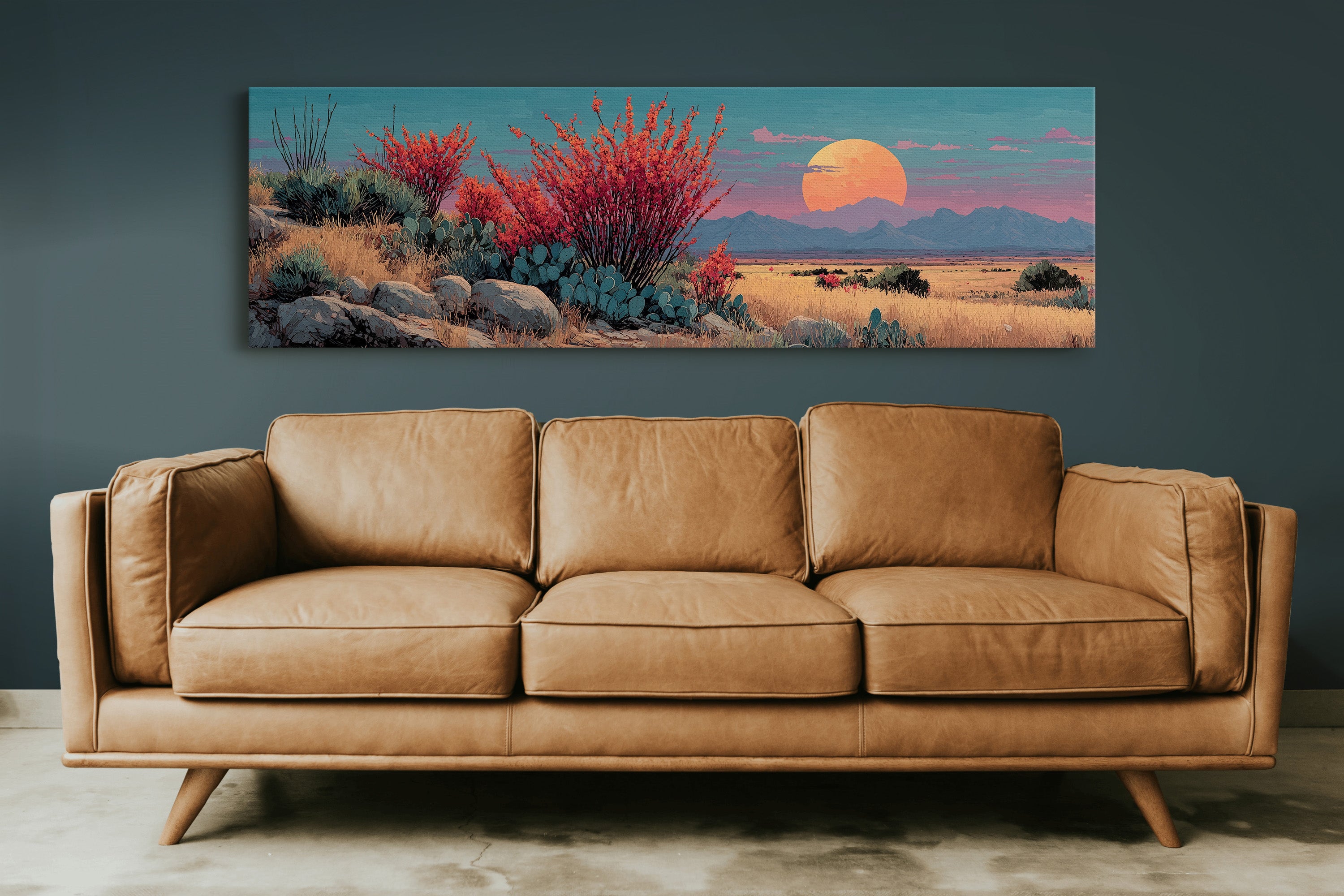 Desert Bloom at Sundown