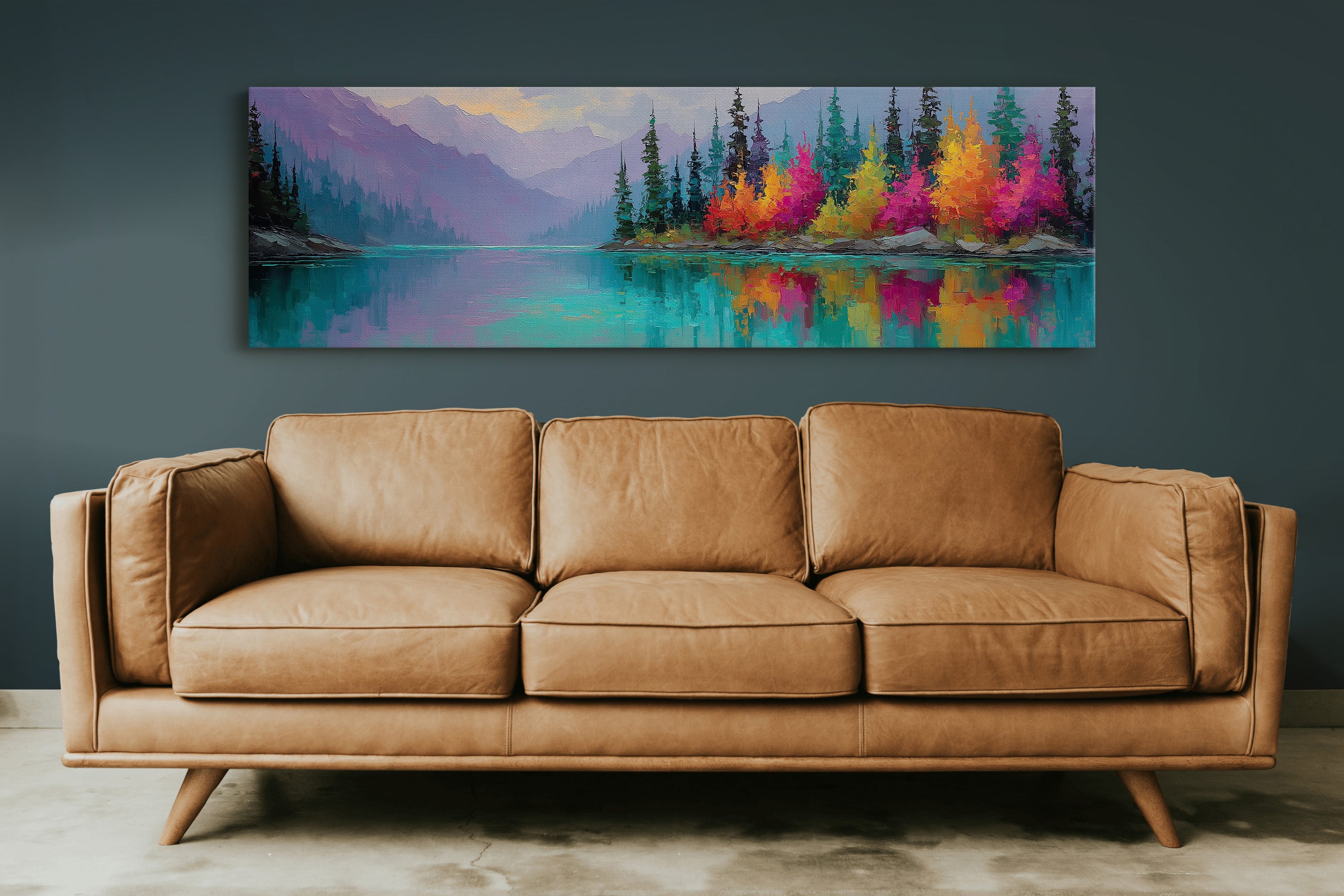 Color Along the Quiet Lake