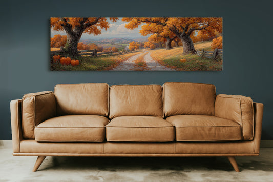 Autumn Harvest Country Road