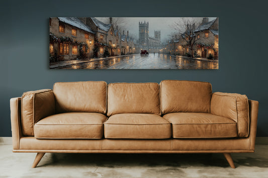 Snowfall Along Cathedral Street