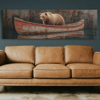 Solitude In The Painted Canoe