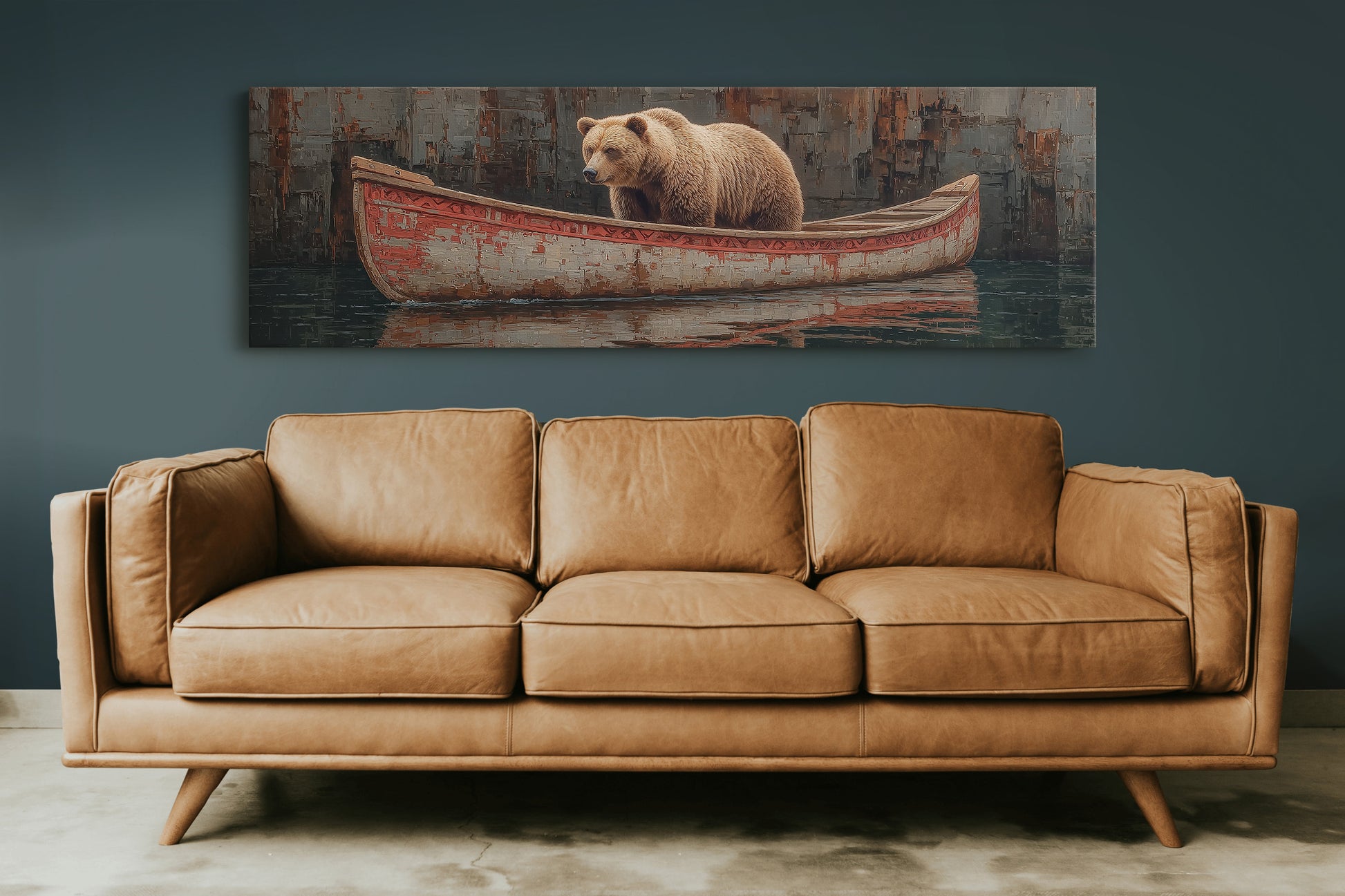 Solitude In The Painted Canoe