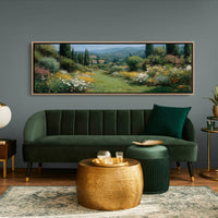 Sunlit Garden Path In Tuscany