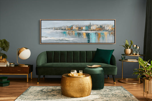 Harbor City In Quiet Reflection