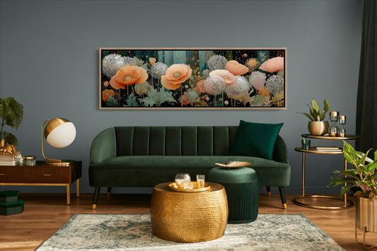 Moonlit Poppies And Dandelion Dreams