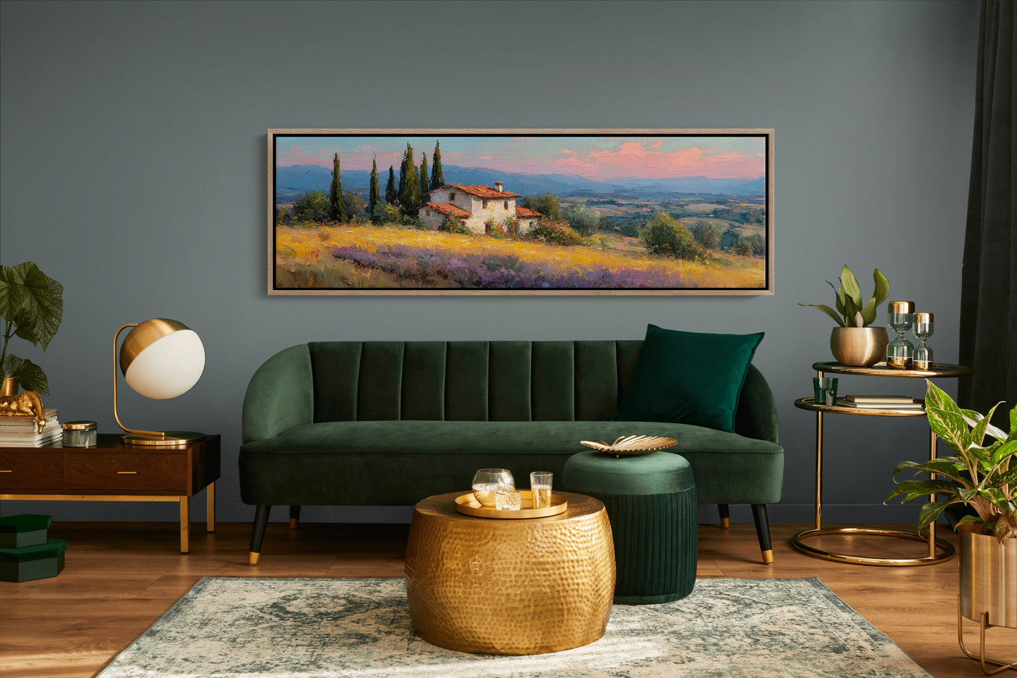 Tuscan Cottage In Golden Fields