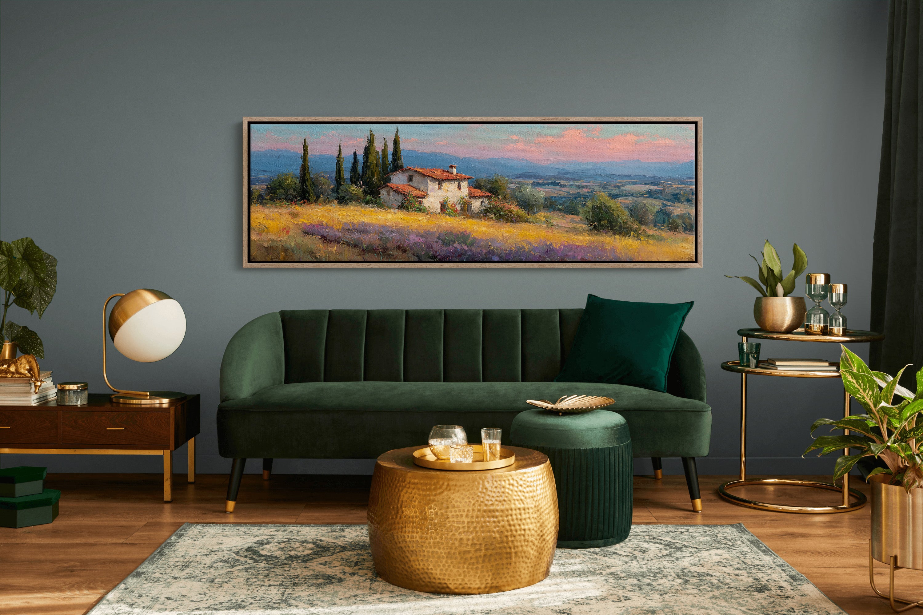 Tuscan Cottage In Golden Fields