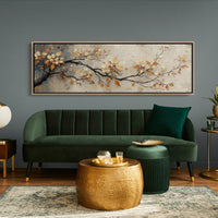 Golden Leaves On Quiet Branch