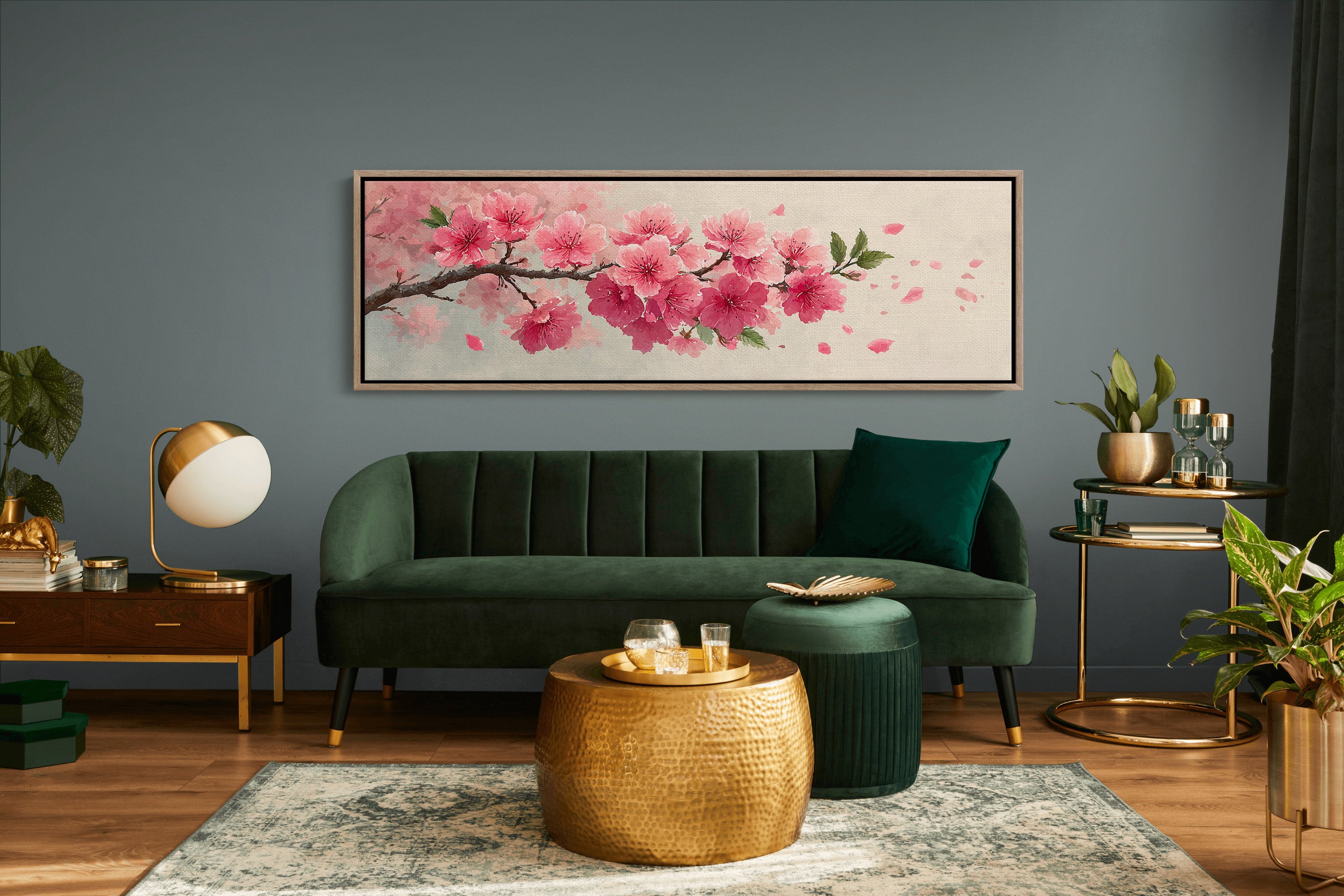 Cherry Blossoms In Soft Spring Light