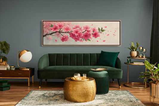 Cherry Blossoms In Soft Spring Light