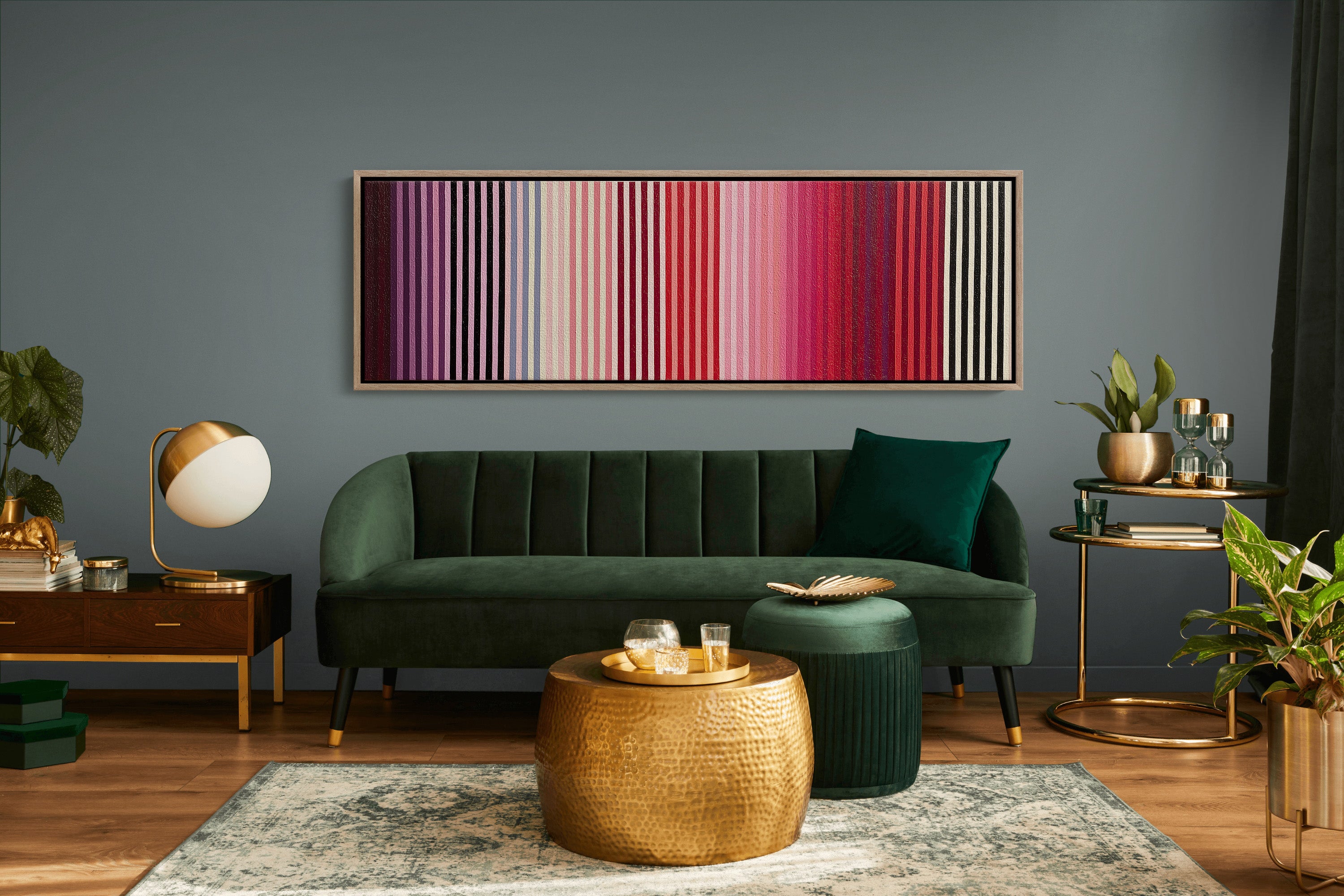 Vibrant Stripes In Modern Color Rhythm