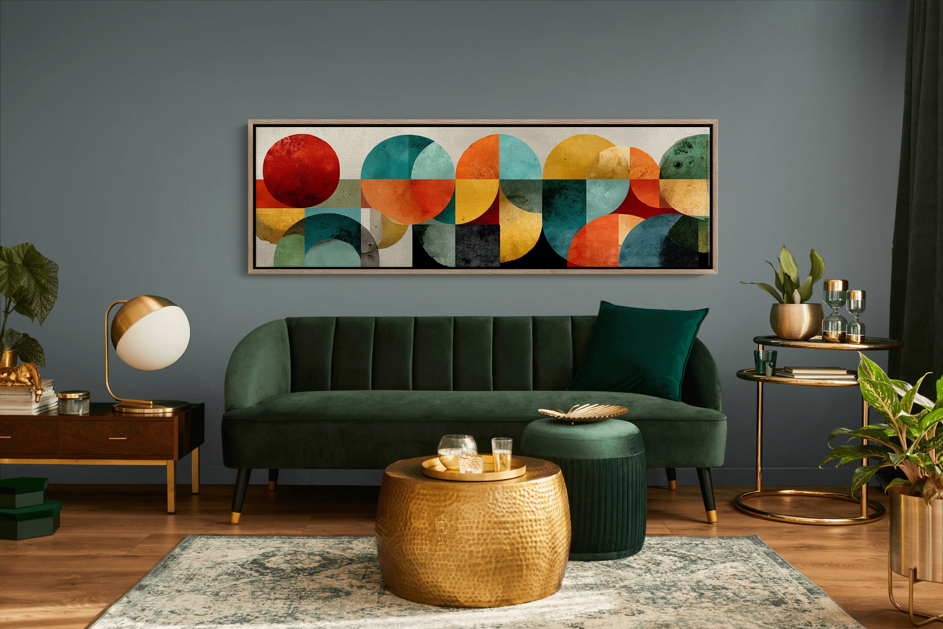 Mid Century Circles and Color Geometry