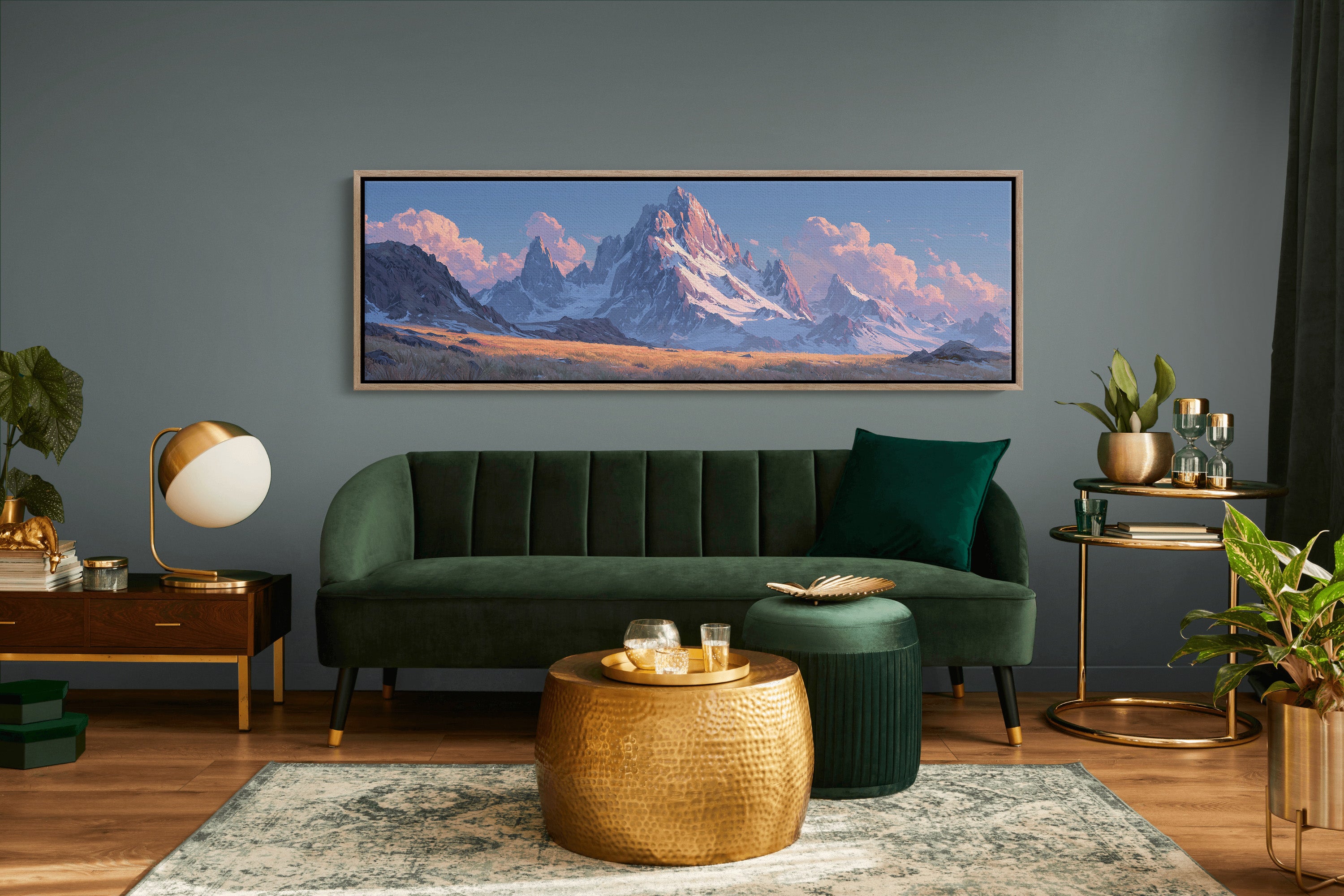Majestic Alpine Mountain Landscape