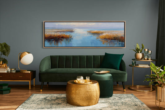 Golden Reeds by Quiet Waters