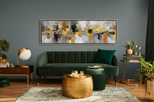 Golden City Abstract