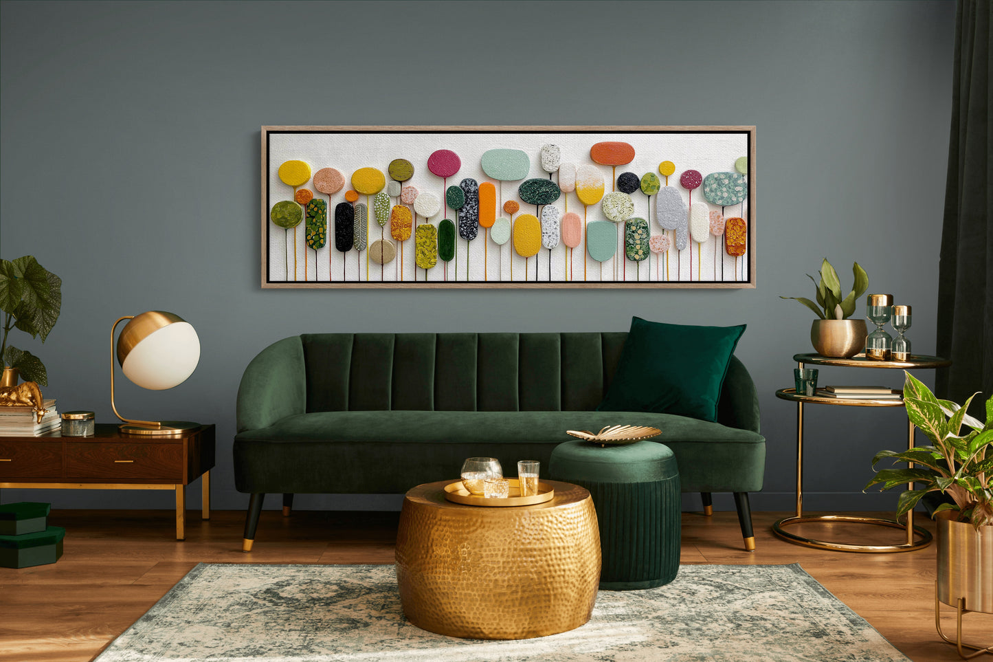 Colorful Modern Abstract Garden