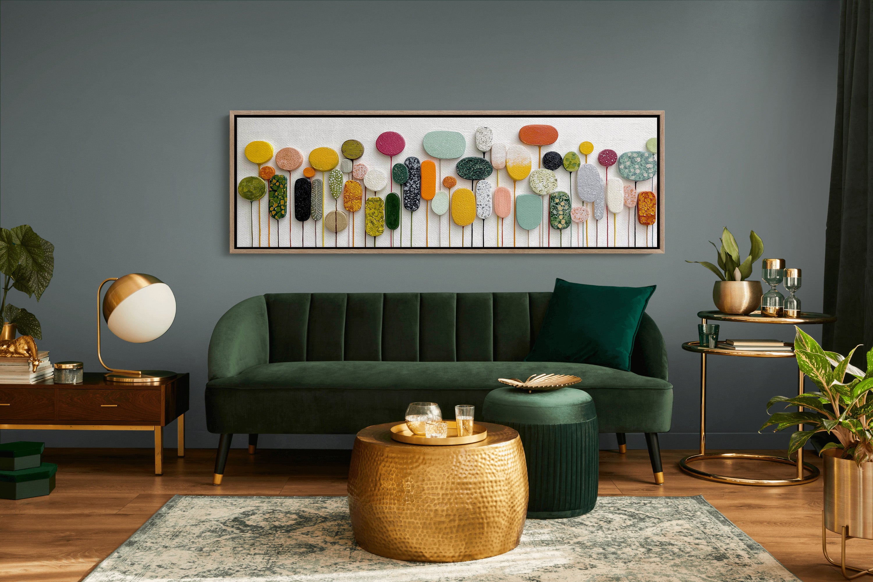 Colorful Modern Abstract Garden