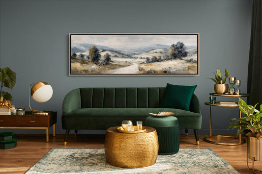 Soft Countryside Valley Landscape