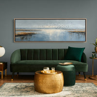 Coastal Marsh Birds Landscape Wall Art