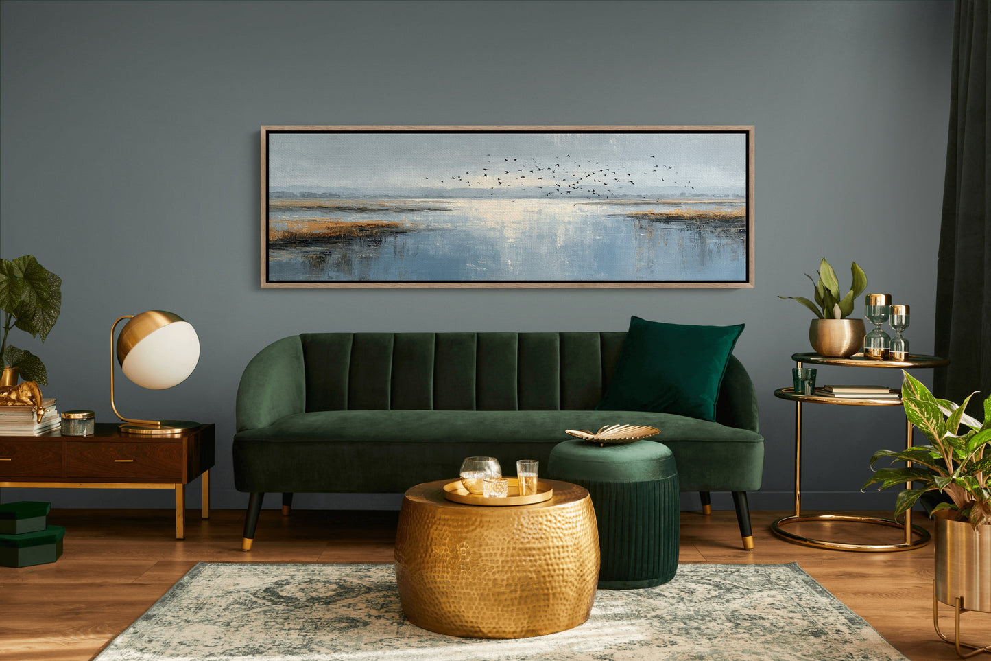 Coastal Marsh Birds Landscape Wall Art