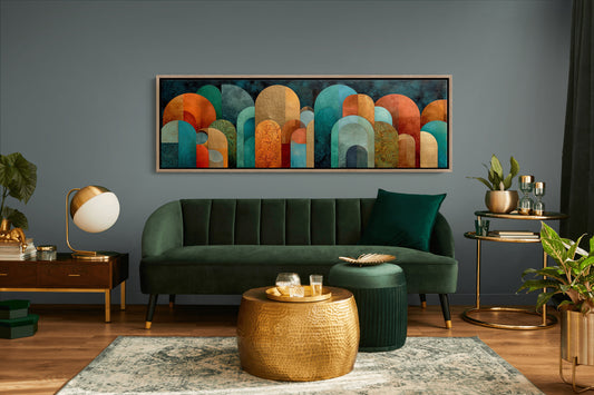 Art Deco Arches In Jewel Tones