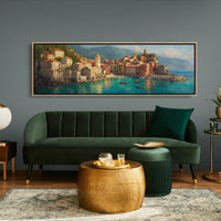 Sunlit Harbor of the Italian Coast