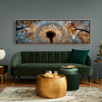 Dandelion Halo In Autumn Light