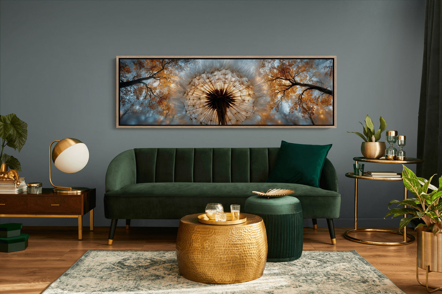 Dandelion Halo In Autumn Light