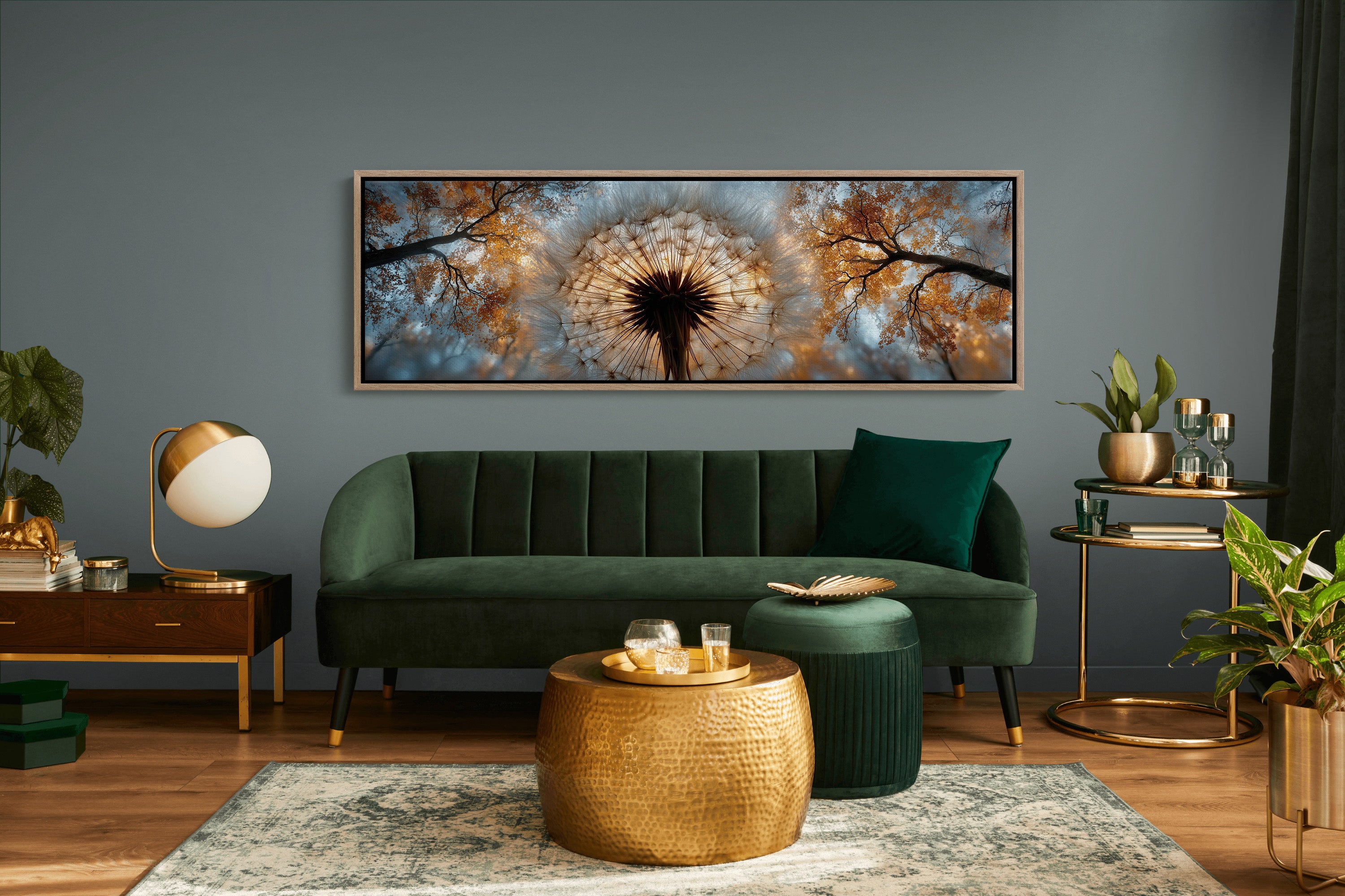 Dandelion Halo In Autumn Light