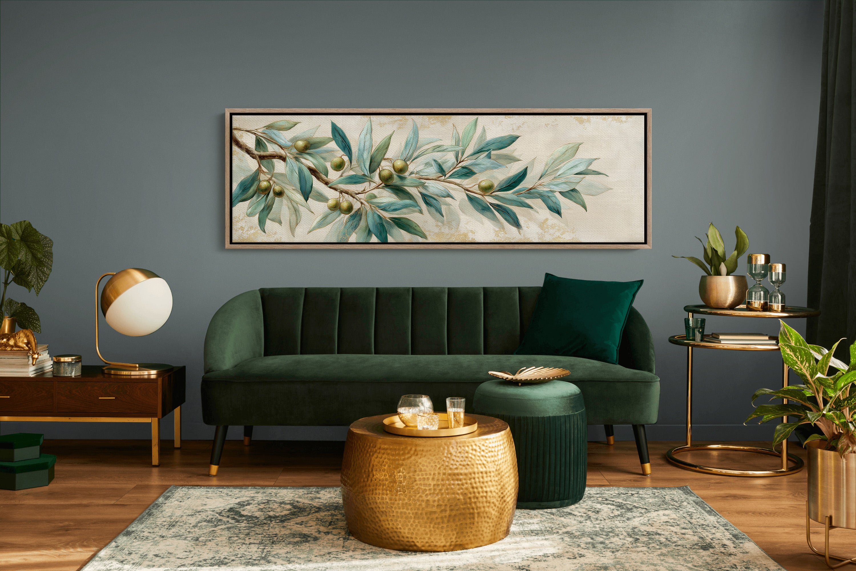 Olive Branch In Soft Mediterranean Light