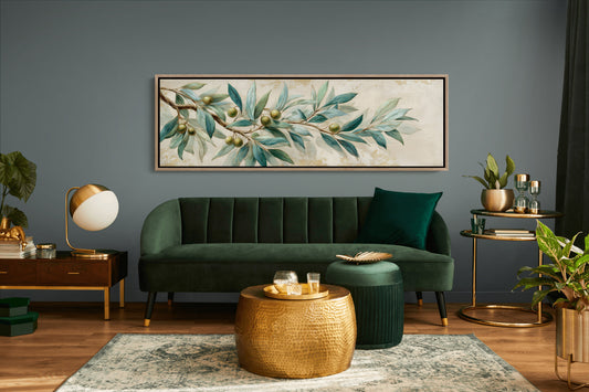 Olive Branch In Soft Mediterranean Light