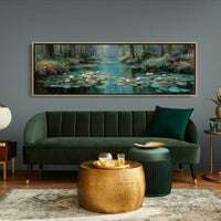 Water Lilies In Forest Stillness