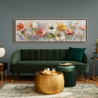 Garden Blooms In Soft Pastel Light