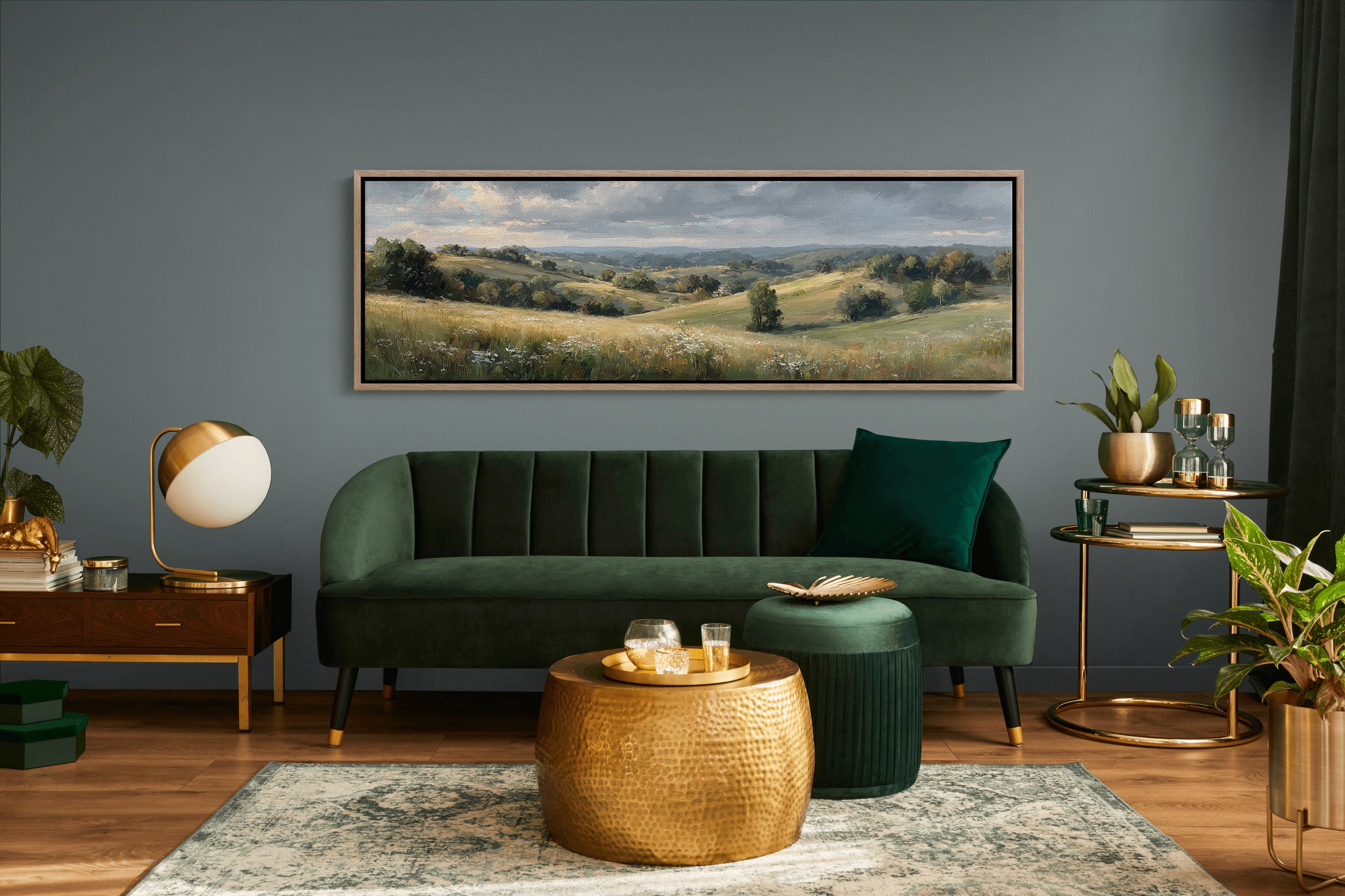 Golden Fields Beyond The Hills